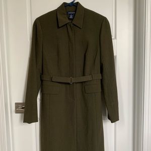 Ann Taylor Army Green Trench Coat Winter Coat